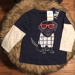NWT Fashion Dog Shirt. Infant Boy Size 12m